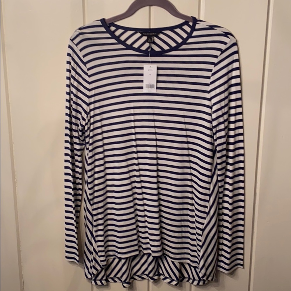 Banana Republic striped long sleeved shirt